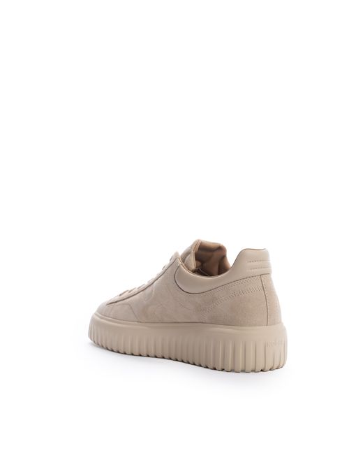 Sneakers H-Stripes in suede Beige HOGAN | HXM6450FC6T PJQC023